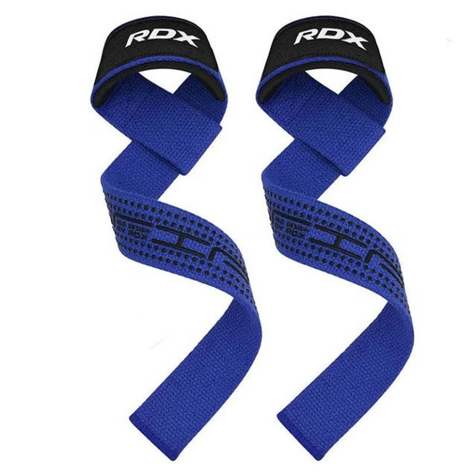 Лямки для тяги S4 Gym Cotton Gel Straps RDX Inc Limited WAC-S4B+ Black