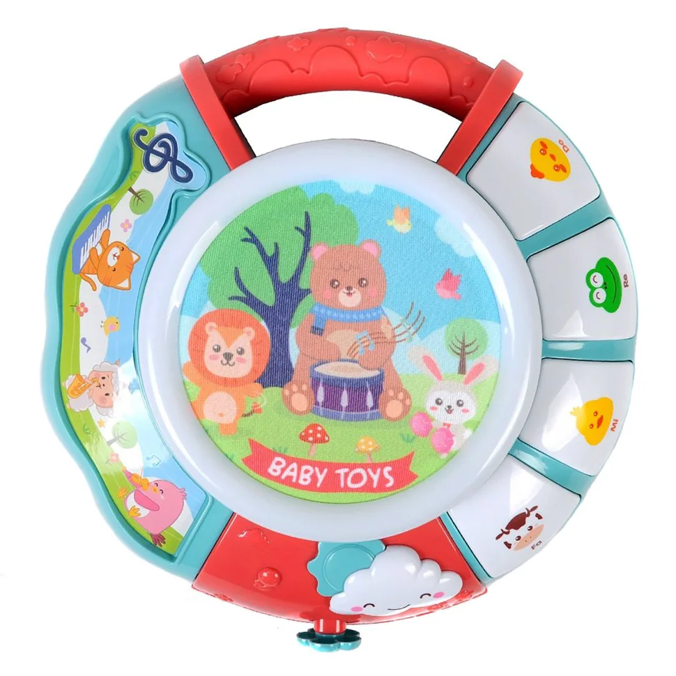 Музыкальная игрушка Барабан Bambi 25857 на батарейках