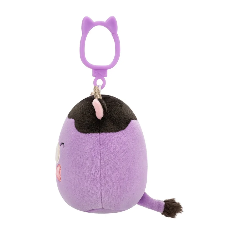 Мягкая игрушка на клипсе Коровка Олекси Squishmallows SQCP00463, 9 см