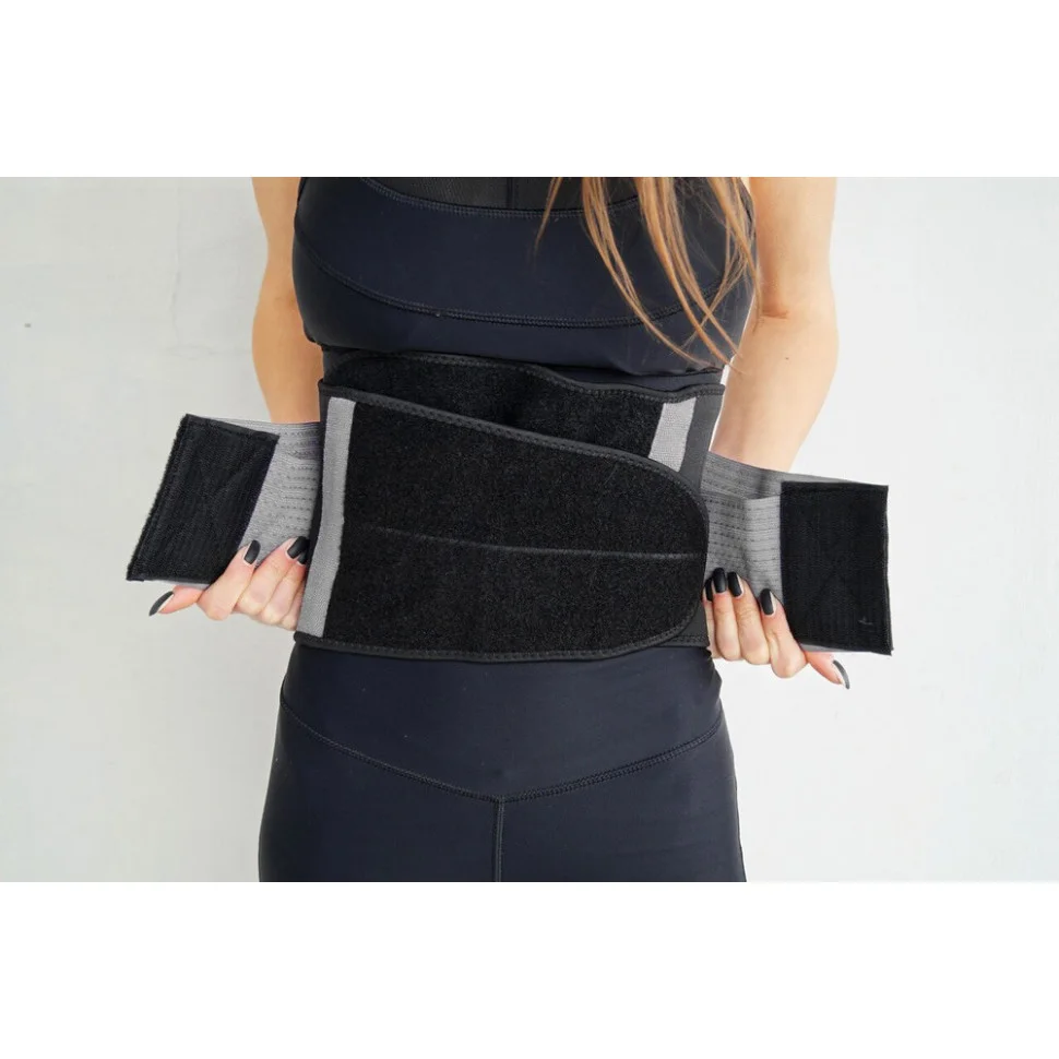 Пояс-корсет для підтримки спини Waist Shaper Power System 6031GR-3 Grey, S/M