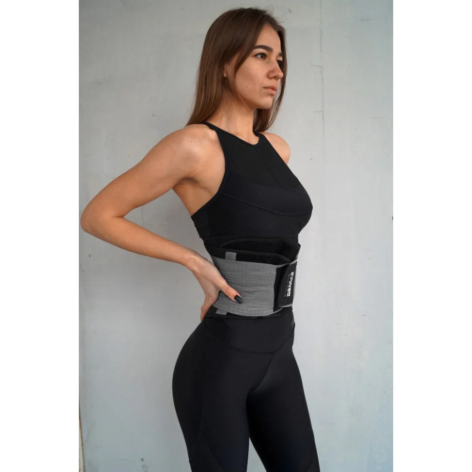 Пояс-корсет для підтримки спини Waist Shaper Power System 6031GR-3 Grey, S/M