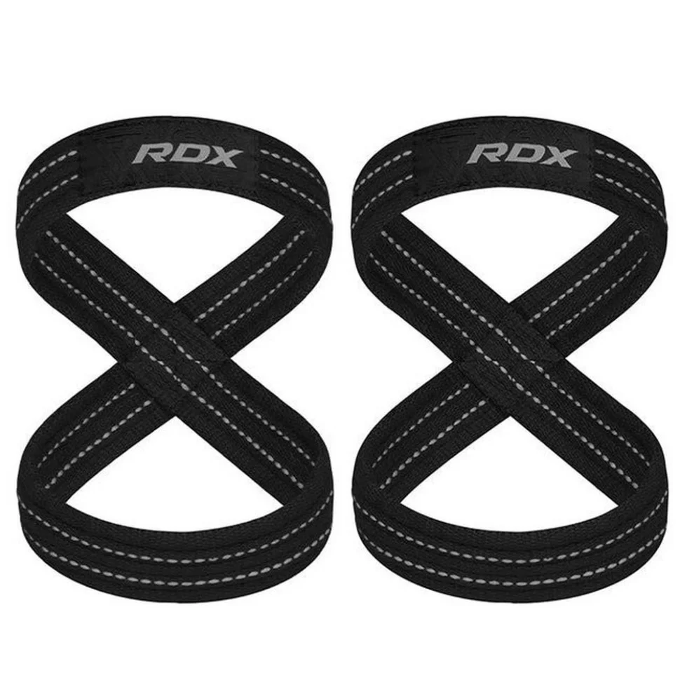 Силові ремені Gym Lifting 8 Figure Straps RDX Inc Limited WAC-W8G-M, Gray, M