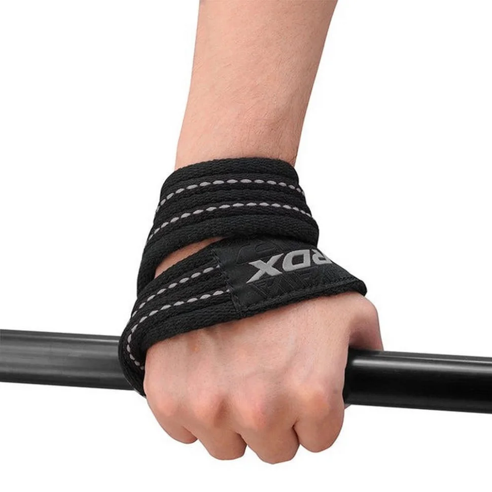 Силові ремені Gym Lifting 8 Figure Straps RDX Inc Limited WAC-W8G-M, Gray, M