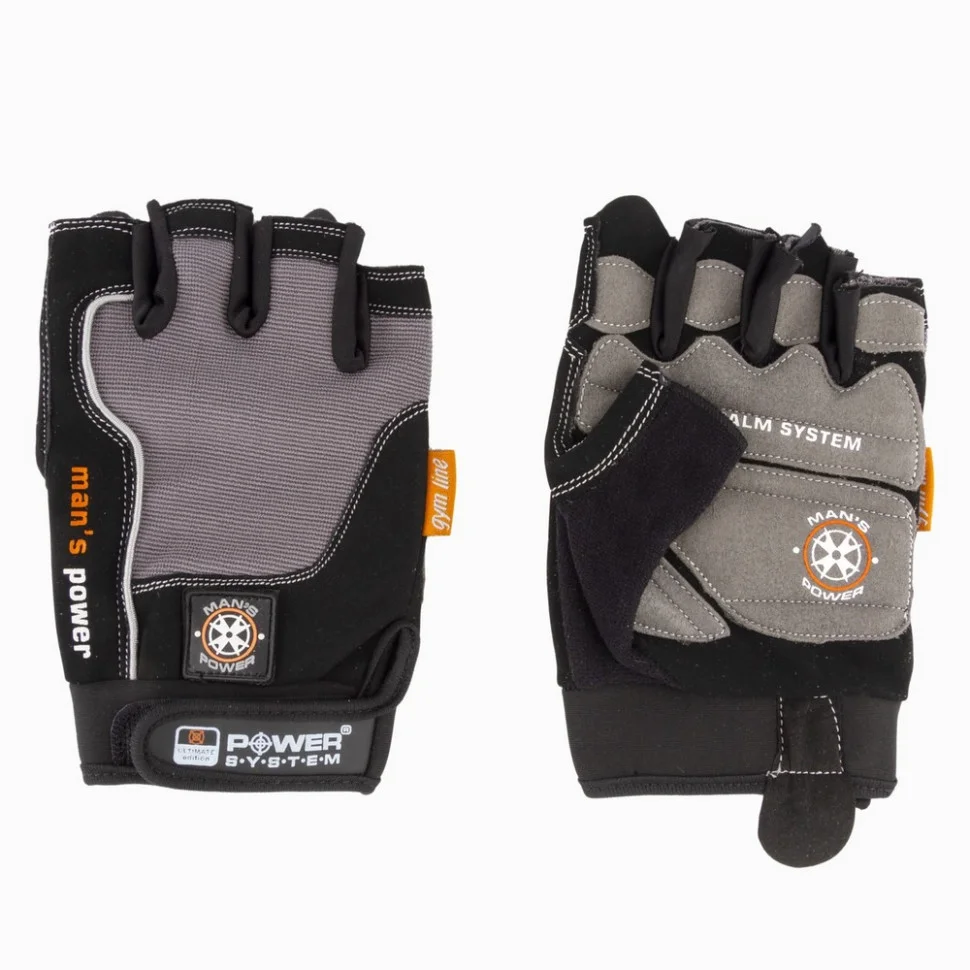 Перчатки для фитнеса Man's Power Power System PS-2580_XL_Black-grey, XL 24 см