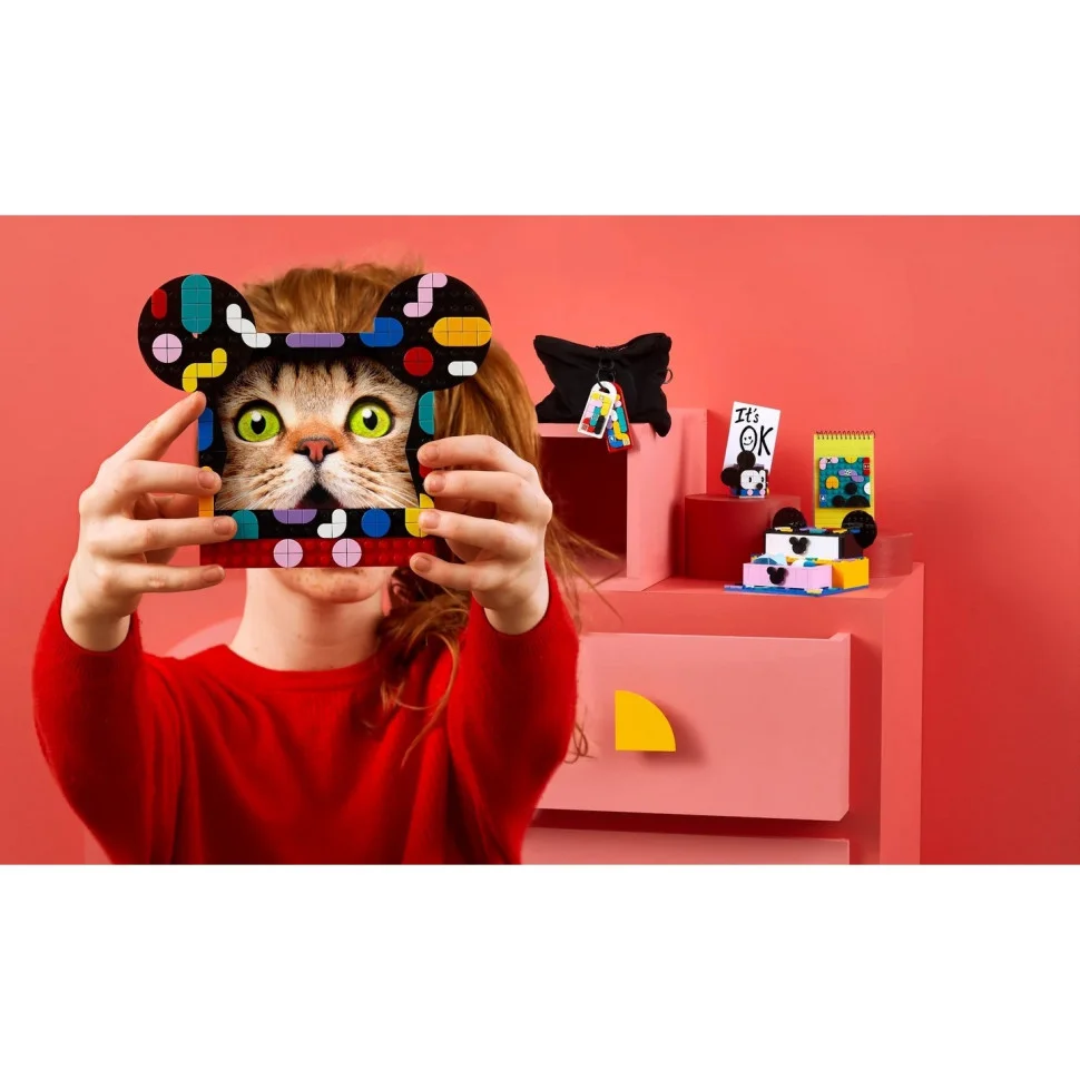 Конструктор LEGO DOTS Коробка «Снова в школу» из Микки и Минни Маусами 41964
