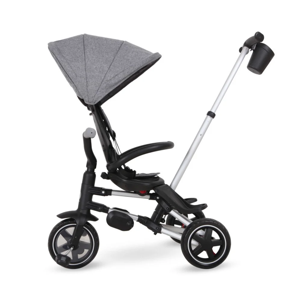 Велосипед триколісний дитячий Qplay S700-6NovaEvaGrey складаний