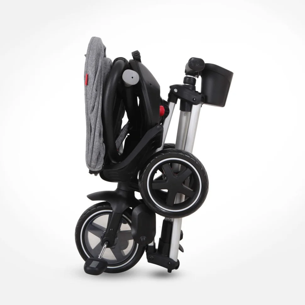 Велосипед триколісний дитячий Qplay S700-6NovaEvaGrey складаний