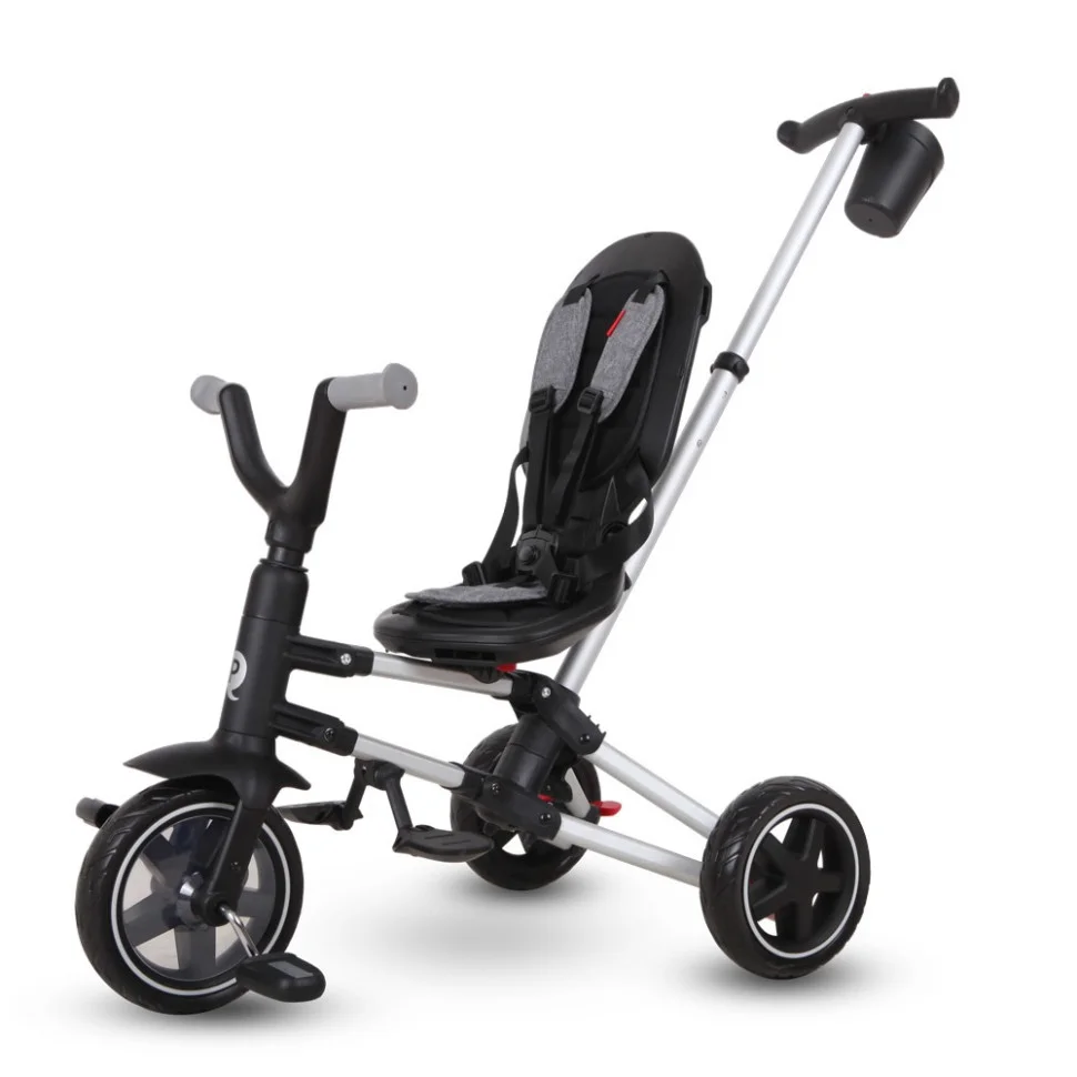 Велосипед триколісний дитячий Qplay S700-6NovaEvaGrey складаний