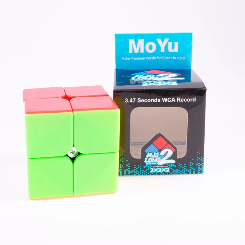 MoYu Meilong 2х2 stickerless | Кубик Мейлонг 2х2 без наклеек MF8861B