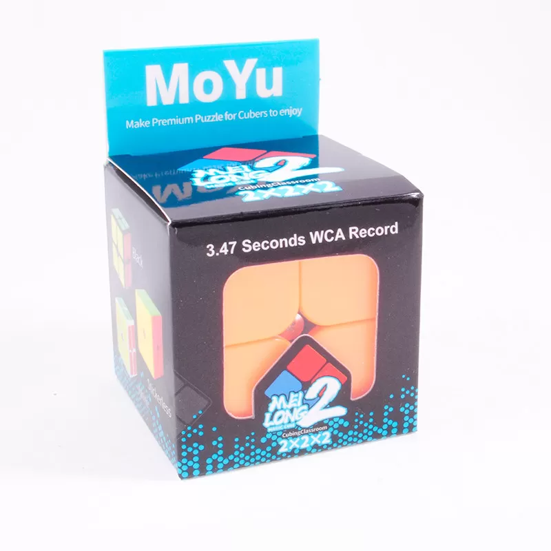 MoYu Meilong 2х2 stickerless | Кубик Мейлонг 2х2 без наклеек MF8861B