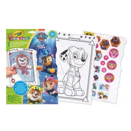 Раскраска детская "Paw Patrol" Mini Kids Crayola 81-1373, 32 страницы и 4 страницы наклеек
