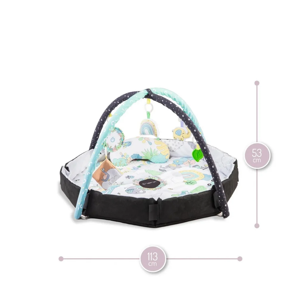 Дитячий розвиваючий килимок MoMi Day&Night MAED00016 з кульками