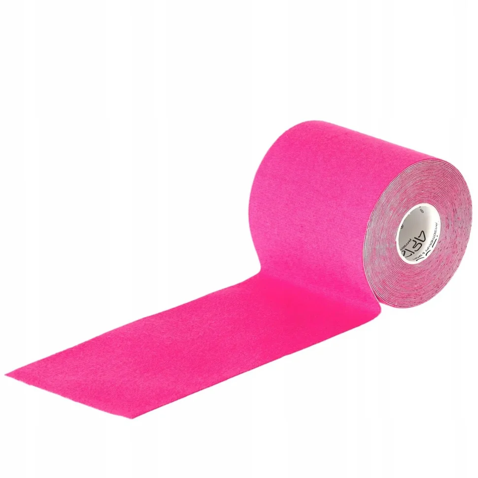 Стрічка кінезіологічна (кінезіо тейп) 4FIZJO 4FJ0547 Pink 7.5 см 5 м