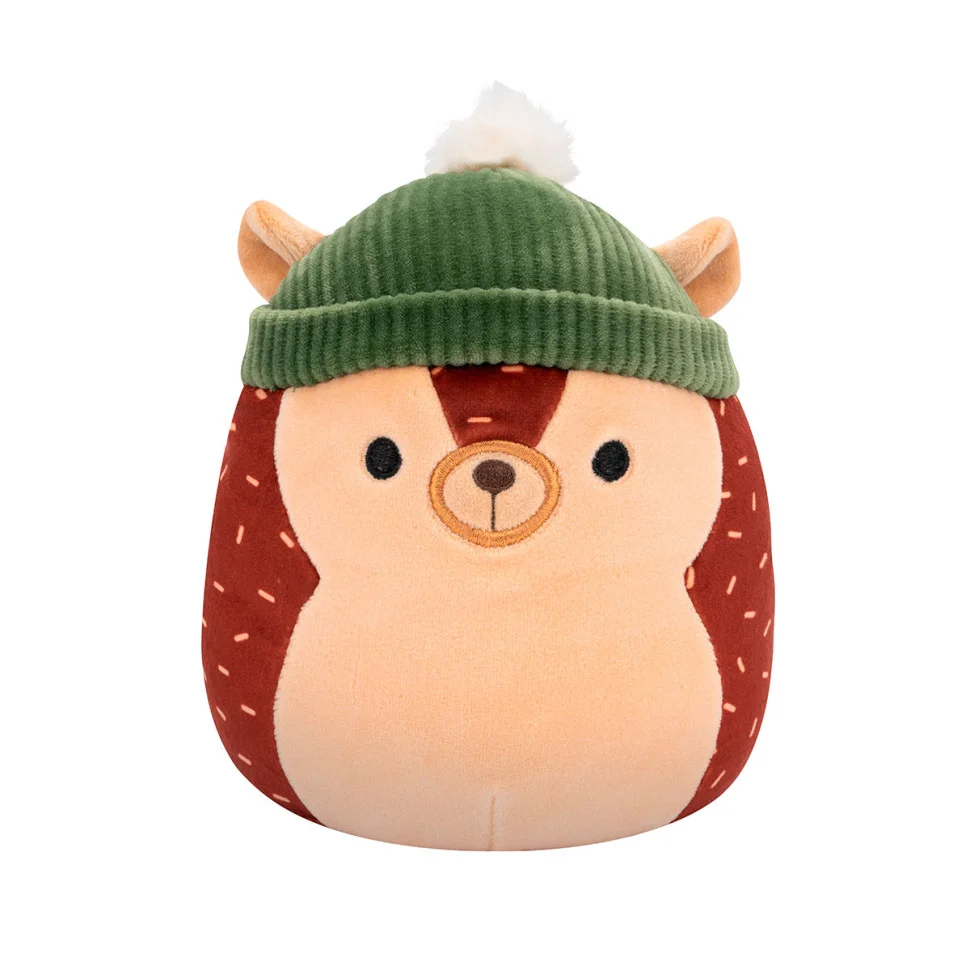 Мягкая игрушка Ёжик Ганс в шапочке Squishmallows SQHV00031, 19 см