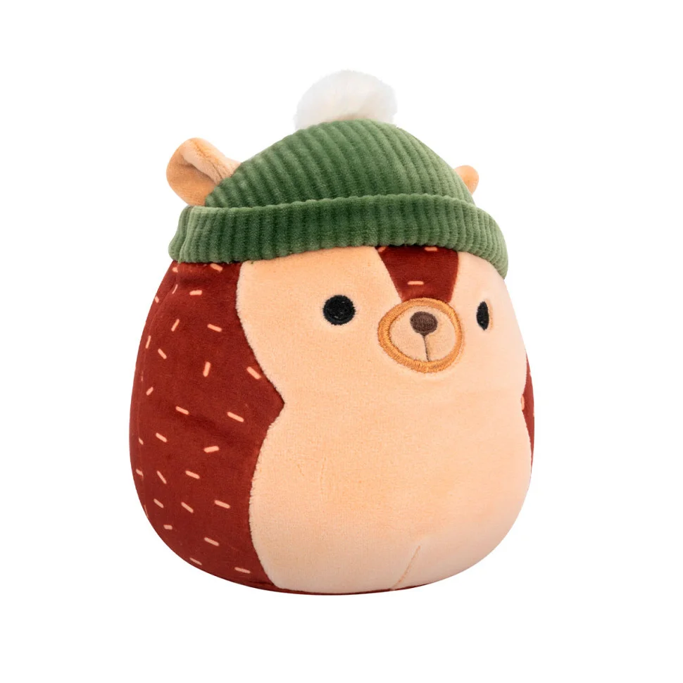 Мягкая игрушка Ёжик Ганс в шапочке Squishmallows SQHV00031, 19 см