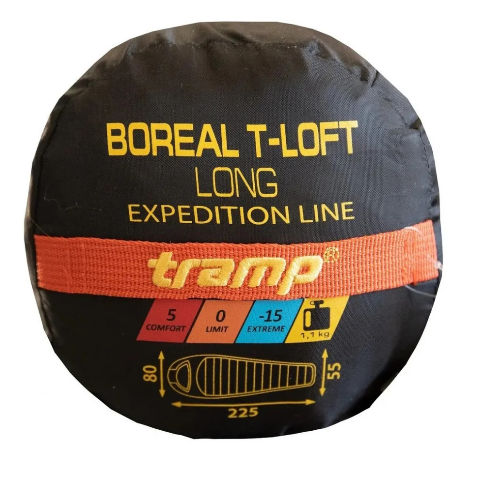 Спальный мешок Boreal Long Tramp UTRS-061L-L Левый