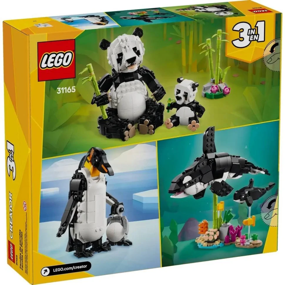 Конструктор Дикі тварини: пандові LEGO 31165, 626 деталей