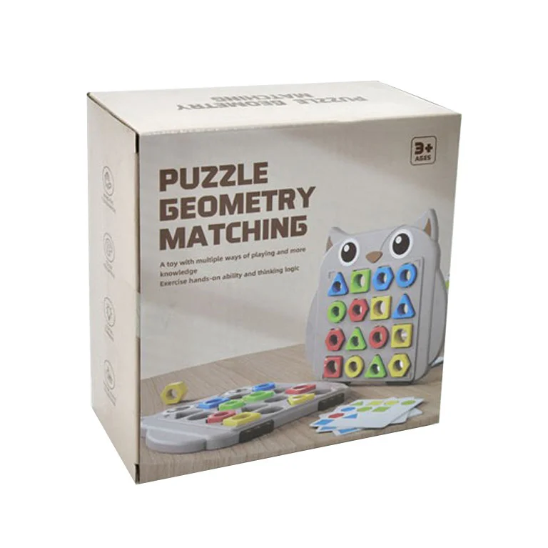 Дитяча гра сортер Puzzle Geometry Matching Bambi ME-104, 2 ігрових поля, геометричні фігури