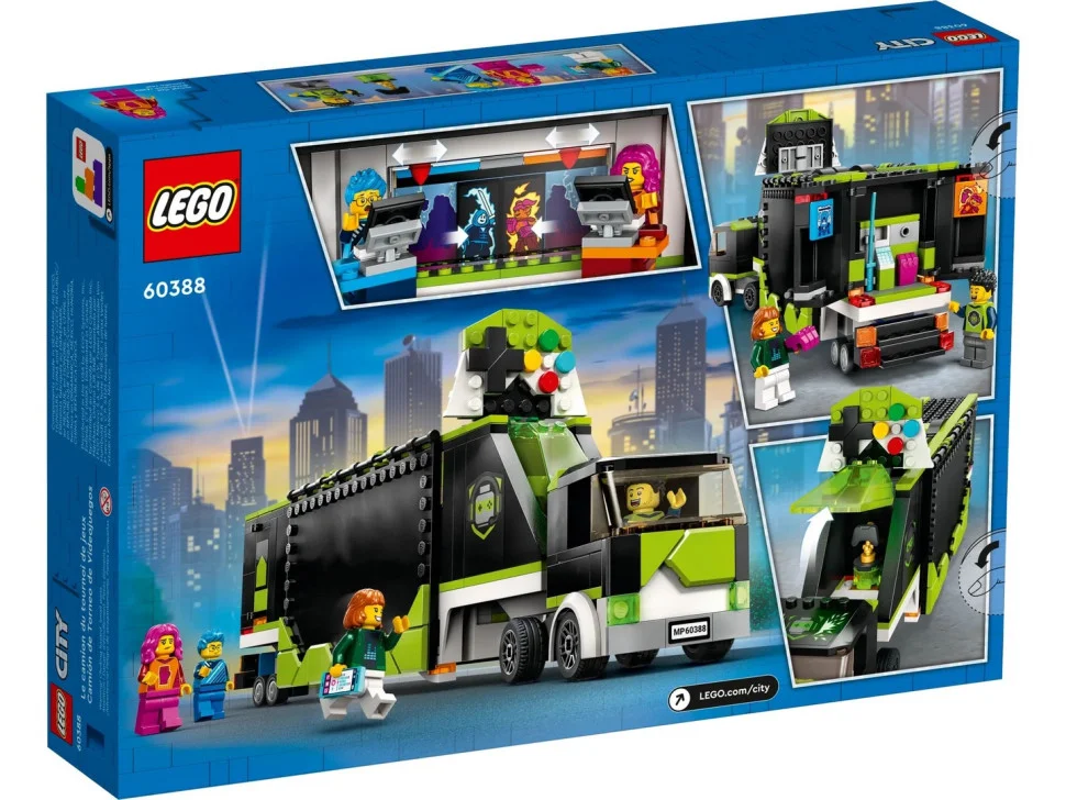 Конструктор LEGO City Вантажівка для ігрового турне 60388