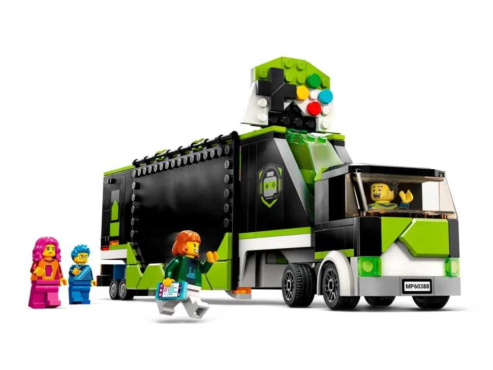 Конструктор LEGO City Вантажівка для ігрового турне 60388