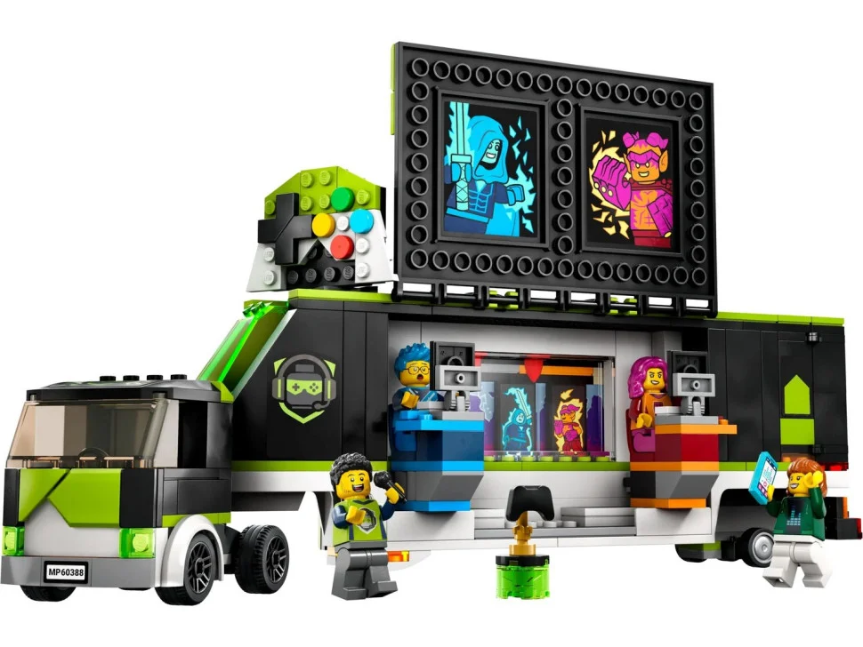 Конструктор LEGO City Вантажівка для ігрового турне 60388