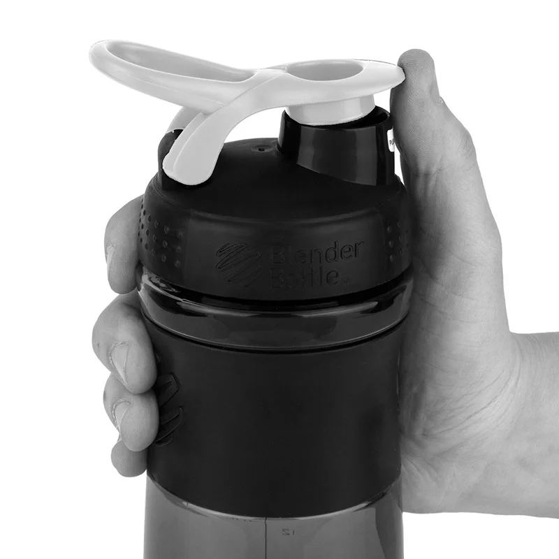 Шейкер спортивный (бутылка) SportMixer Flip BlenderBottle SM 28oz Black/White, 820 мл