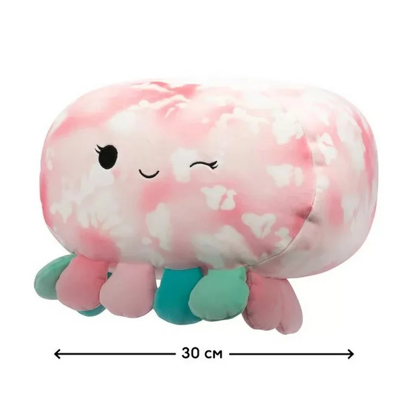 Мягкая игрушка ОСЬМИНОГ ОШУН Squishmallows SQCR06554, 30 см