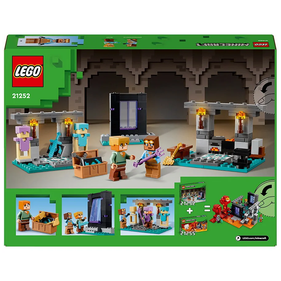 Конструктор Lego Minecraft Зброярня 21252LG 203 деталі