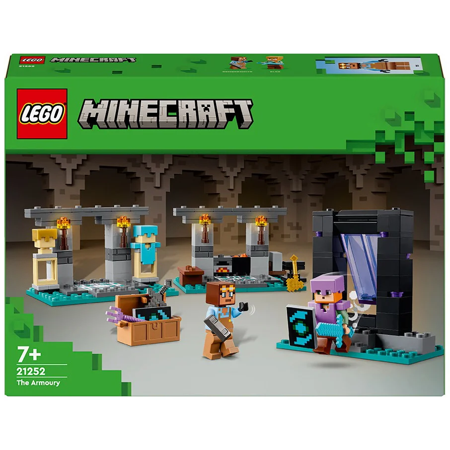 Конструктор Lego Minecraft Зброярня 21252LG 203 деталі