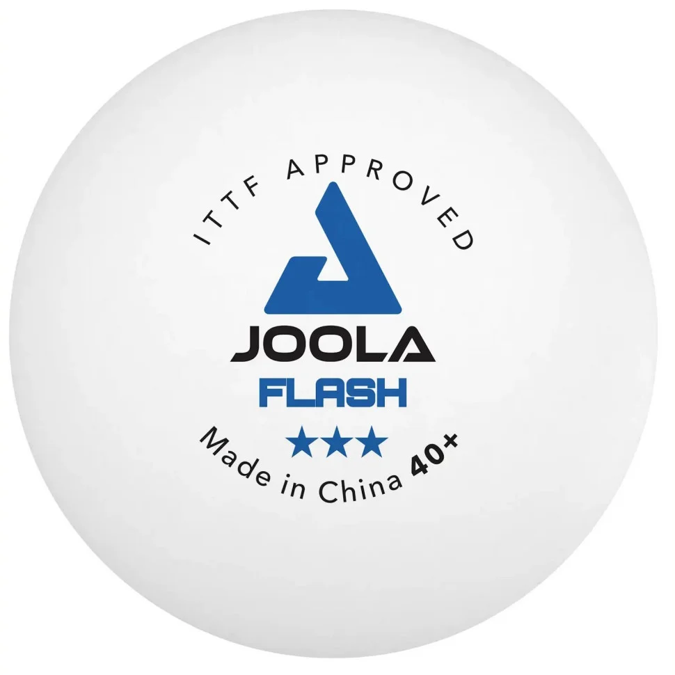М'ячі для настільного тенісу Flash 40+ Joola 930941 White 6 шт 