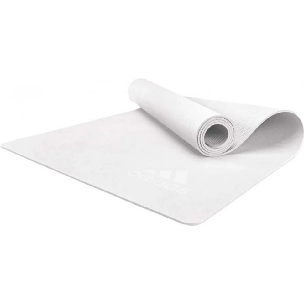 Килимок для йоги Premium Yoga Mat Adidas ADYG-10300WH, білий 176 х 61 х 0,5 см