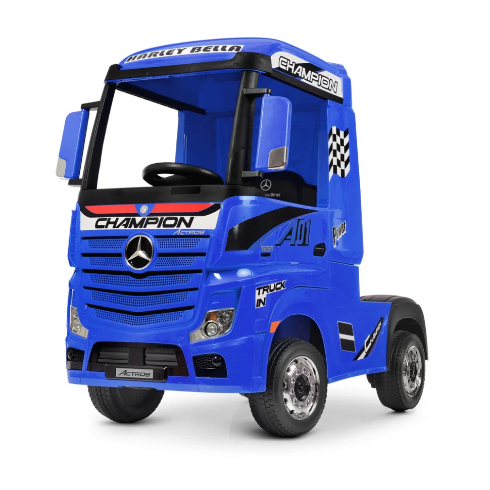 Детский электромобиль Грузовик Bambi M 4208EBLR-4 Mercedes-Benz до 30 кг  