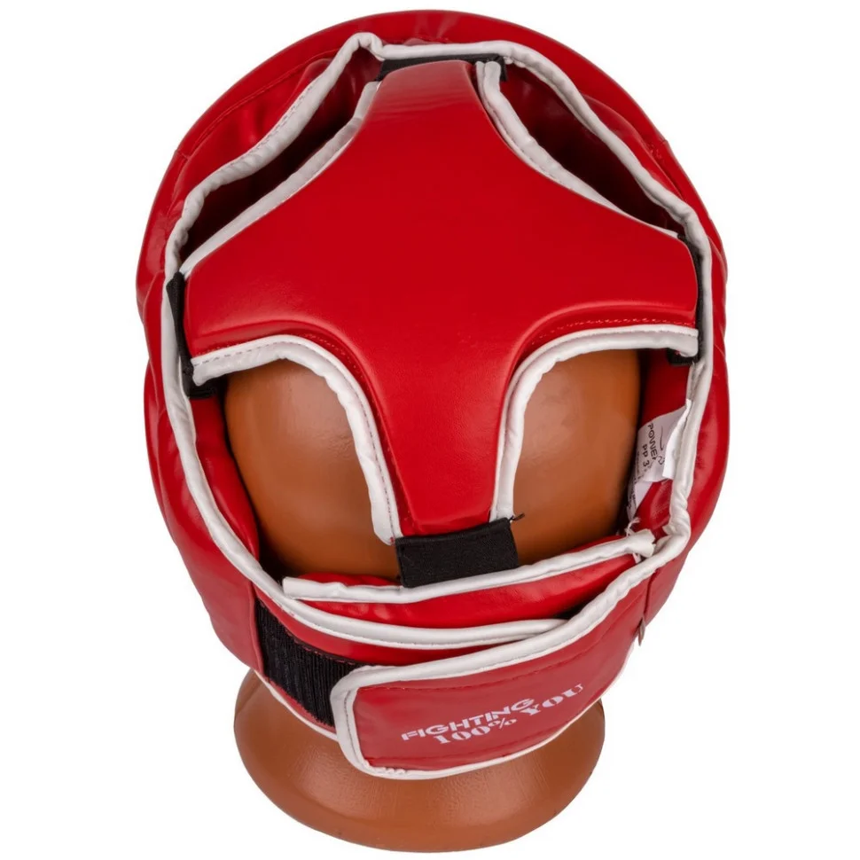 Боксерський шолом тренувальний PowerPlay PP_3100_M_Red, M