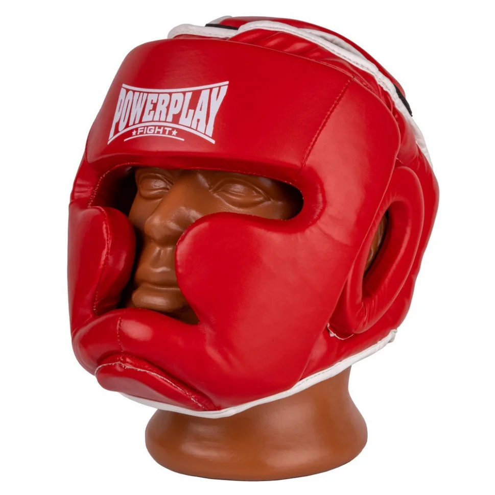 Боксерський шолом тренувальний PowerPlay PP_3100_M_Red, M