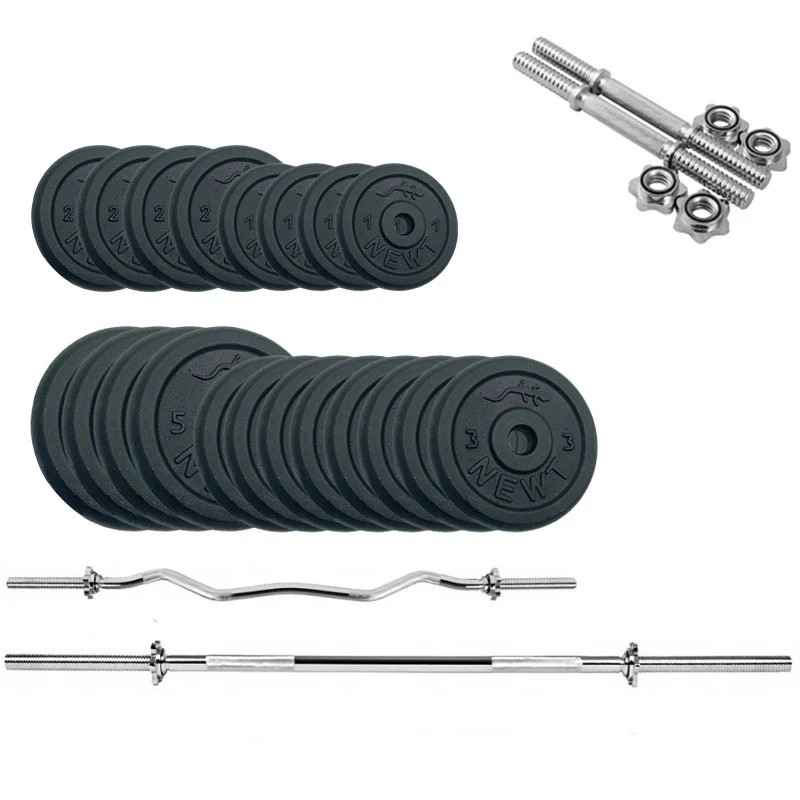 Набір штанг + гантелі металеві Gym Set-HW Home Newt NE-M-HW-SET-67, 72 кг