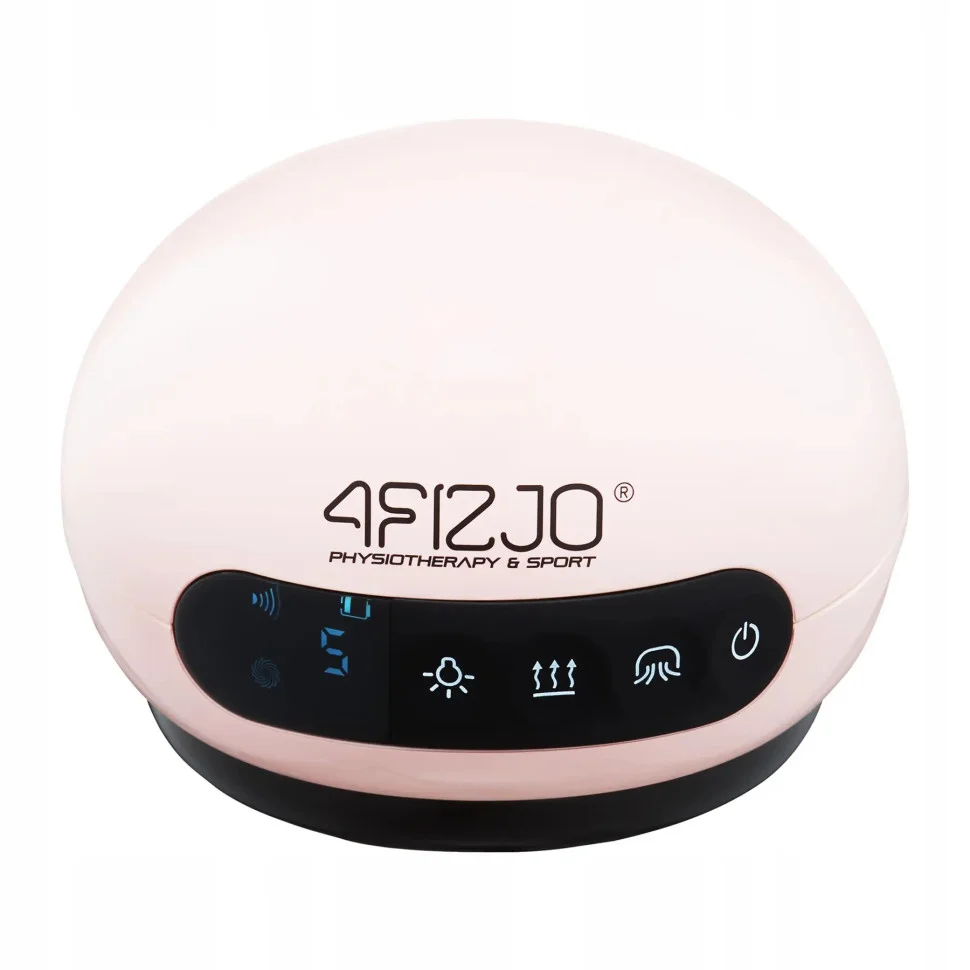 Массажная вакуумная банка 4FIZJO 4FJ0518 аккумуляторная с ИК прогревом Pink