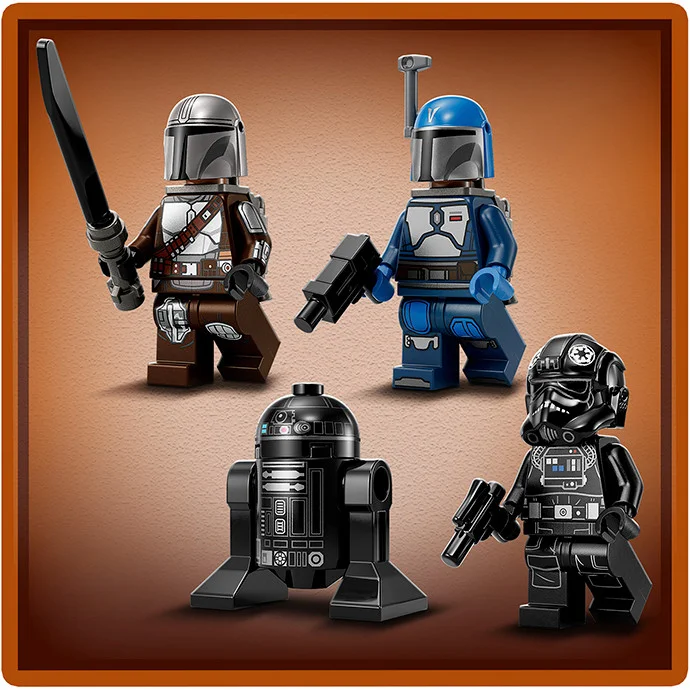 Конструктор LEGO Star Wars™ Мандалорский истребитель против перехватчика TIE 75348, 957 деталей