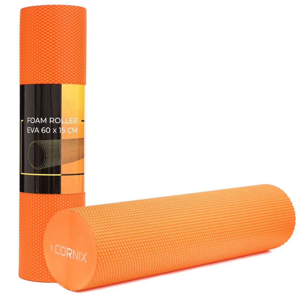 Масажний ролик (валик, ролер) Cornix XR-0307 Orange 60 x 15 см