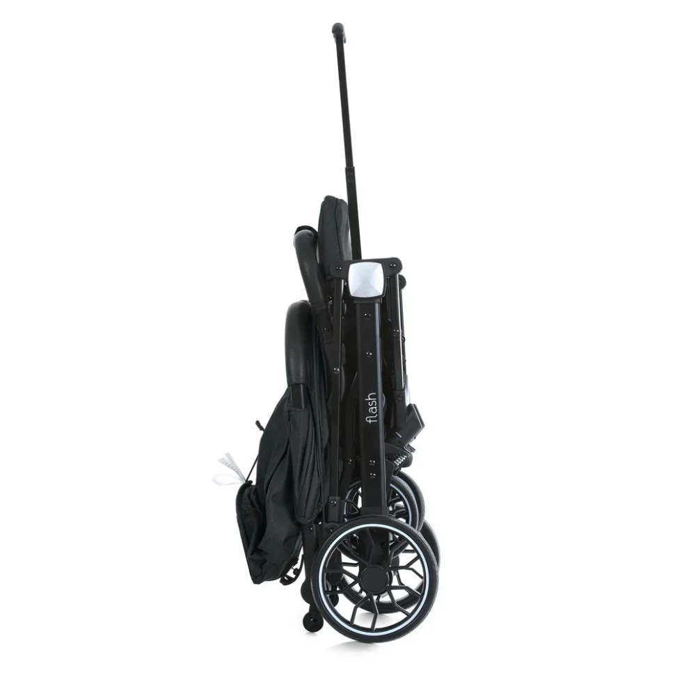 Детская прогулочная коляска FLASH Bambi M 5727-1 Almost Black