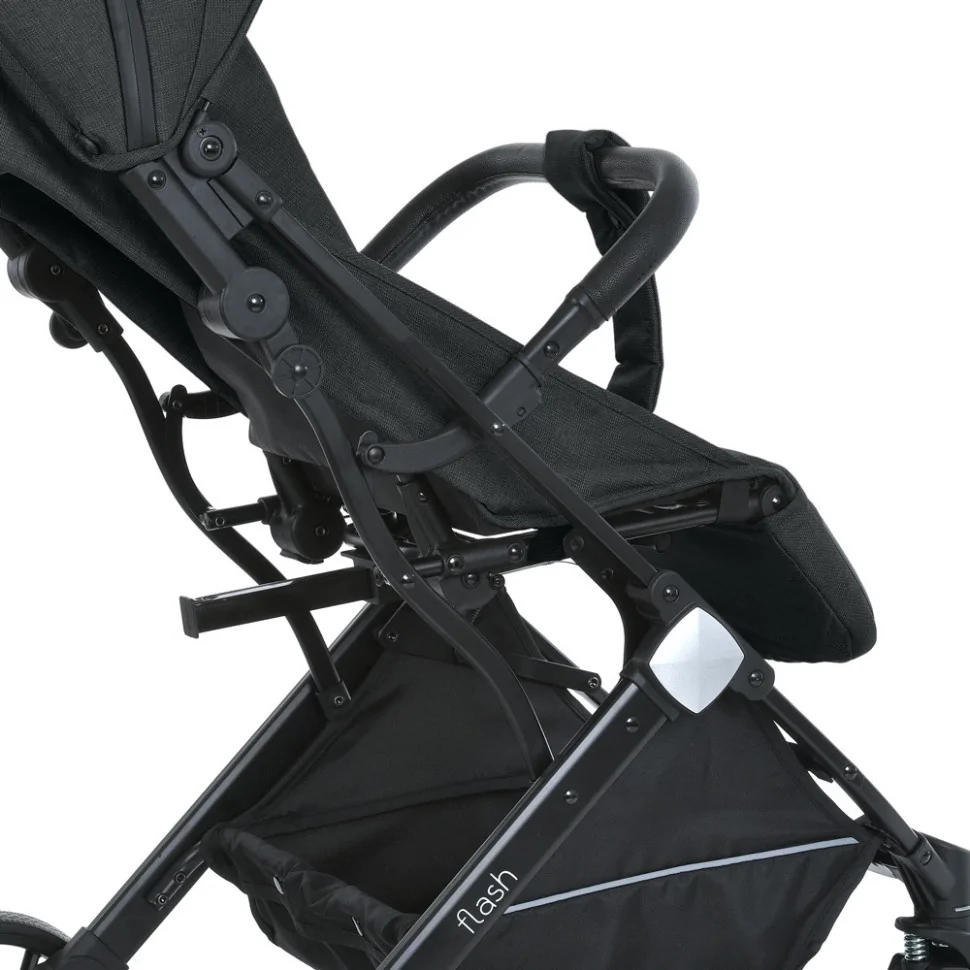 Детская прогулочная коляска FLASH Bambi M 5727-1 Almost Black
