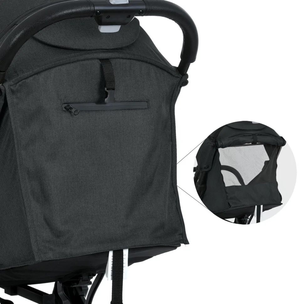 Детская прогулочная коляска FLASH Bambi M 5727-1 Almost Black