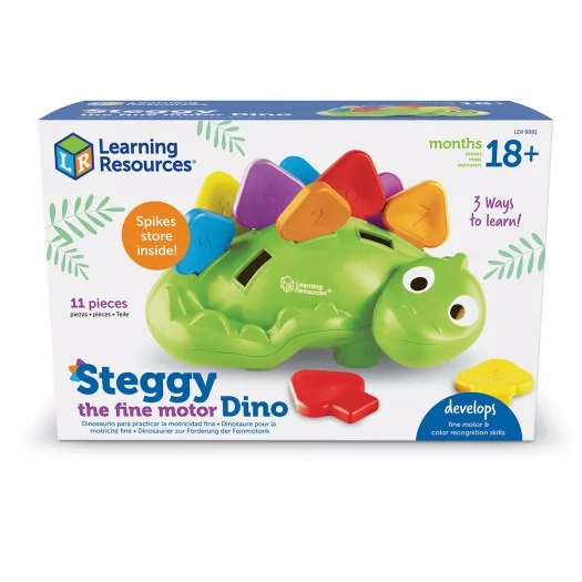 Обучающий игровой набор-сортер LEARNING RESOURCES - СТЕГГИ ДИНОЗАВРИК LER9091