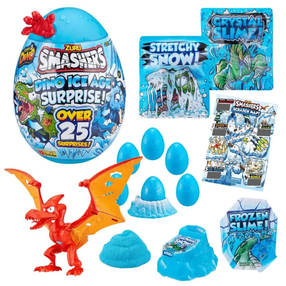 Игровой набор Ice Age Large Птеродактиль Smashers 7455B с аксессуарами