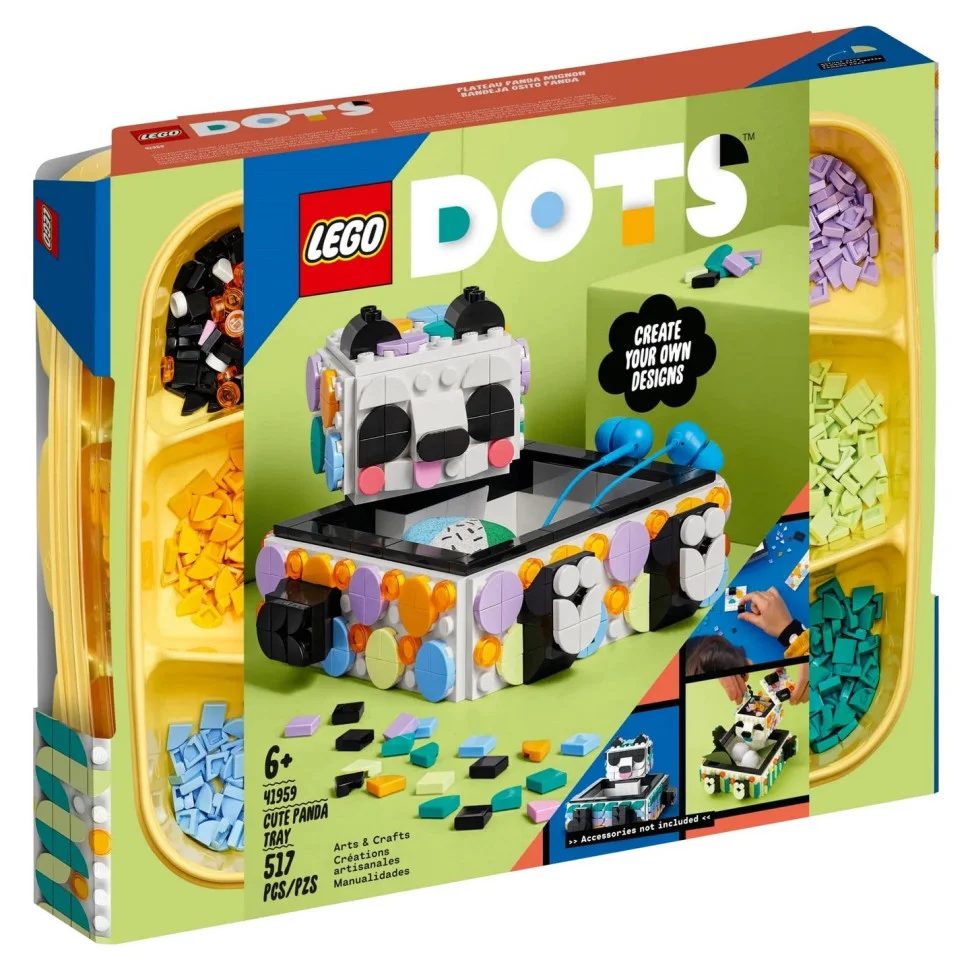 Конструктор LEGO DOTS Шухляда з милою пандою 41959