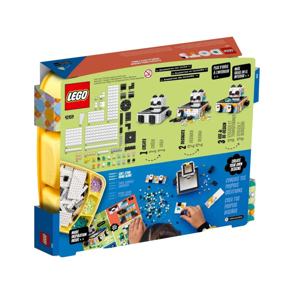 Конструктор LEGO DOTS Шухляда з милою пандою 41959