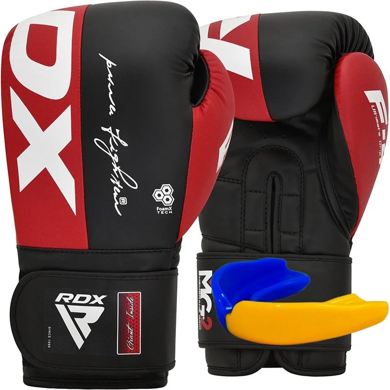 Боксерские перчатки REX F4 RDX Inc Limited BGR-F4R-16OZ 16 унций (капа в комплекте)