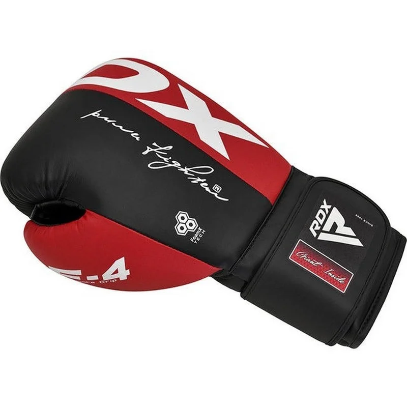 Боксерские перчатки REX F4 RDX Inc Limited BGR-F4R-16OZ 16 унций (капа в комплекте)