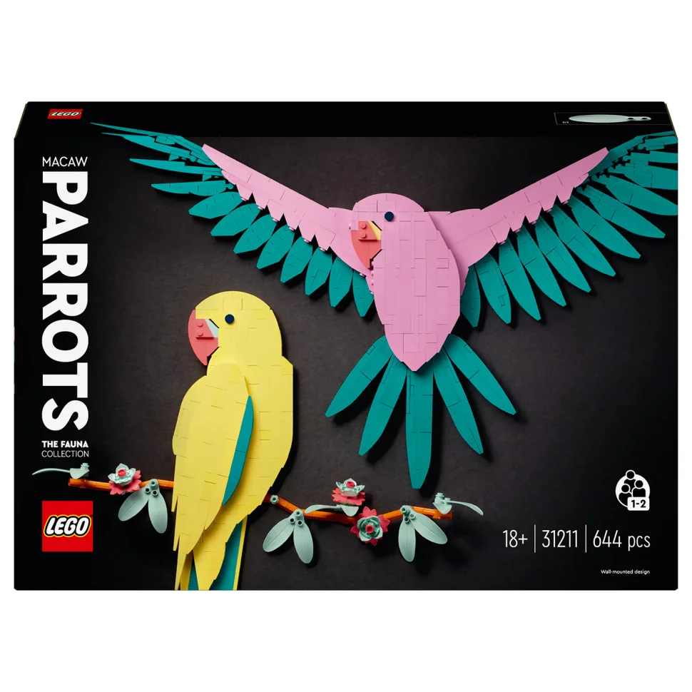 Конструктор Колекція фауни Папуги Ара Art LEGO 31211, 644 деталі