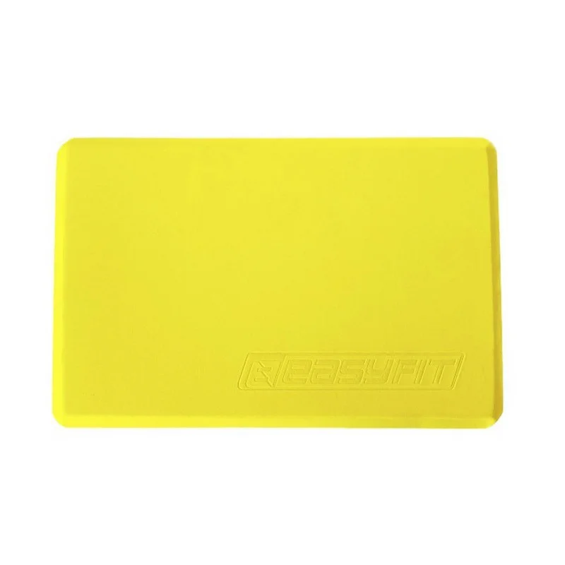 Блок для йоги EasyFit EF-1818-Y, Жовтий 23 х 15,5 х 7,5 см