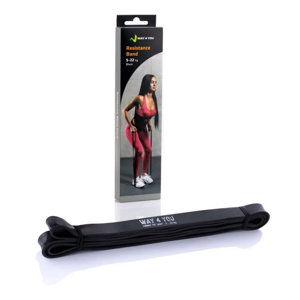 Резиновые петли для фитнеса Way4you w40003 черный 5-22 кг